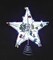 Roman 15" LED Lighted Battery Operated Mirrored Star Christmas Tree Topper with Timer